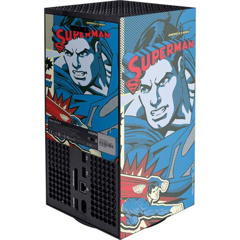 DC Comics Superman America's Hero XBox Series X Digital Edition Console Skin